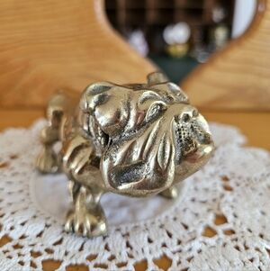 Vintage Brass Bulldog